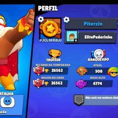 Conta de brawl stars