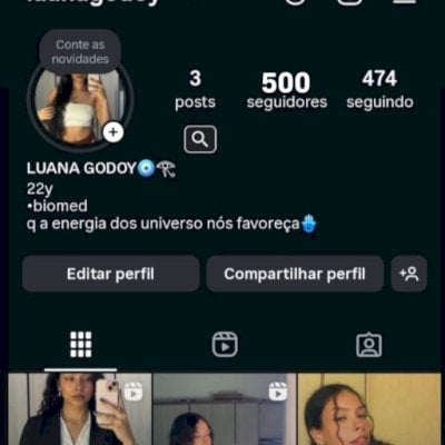 CONTA INSTAGRAM +500 SEGUIDORES REAIS COM FOTOS E VÍDEOS