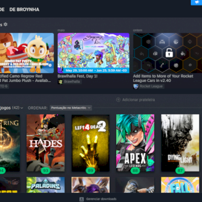 Conta Steam com mais de 50 jogos