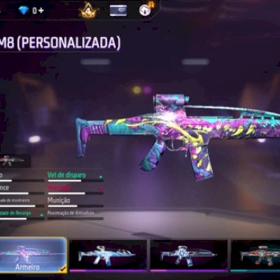 Conta de free fire MT boa !