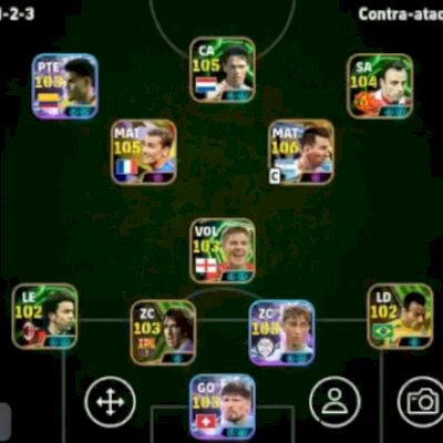 Conta efootball (time formado)