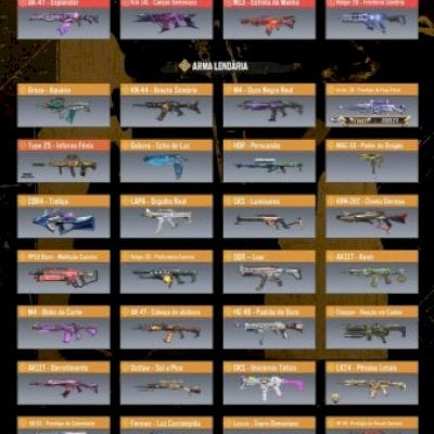 Conta CODM Call of Duty Mobile 16 Míticas e 37 Lendarias