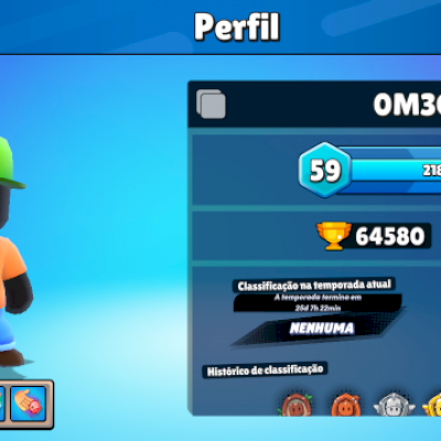 UMAS DAS MELHORES CONTAS DE STUMBLE GUYS