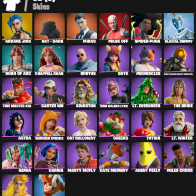 Conta simples com Astra (Clean), Arcane Jinx e passe do midas e varias coisas