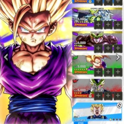 Conta com novo gohan lf e gohan ssj 2 UL