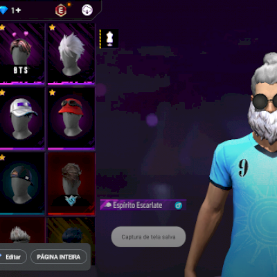 Conta de FREE FIRE GEMADA