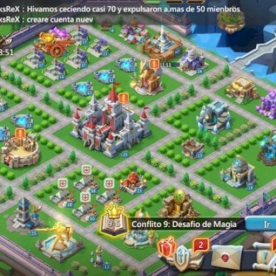 Vendo conta Top 30, 63M de poder, reino alto da para descer bastante