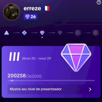 Conta nível 26 no tiktok