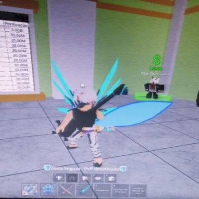 Conta blox fruit 29m kitsune, rumble,buda,magma perm, 4 gamepass