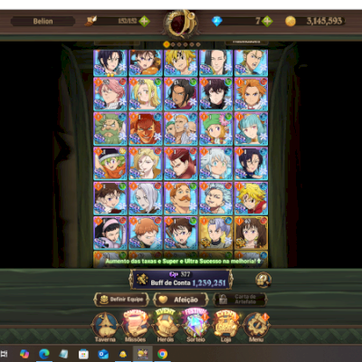 conta meliodas e elizabeth com collab tower of god