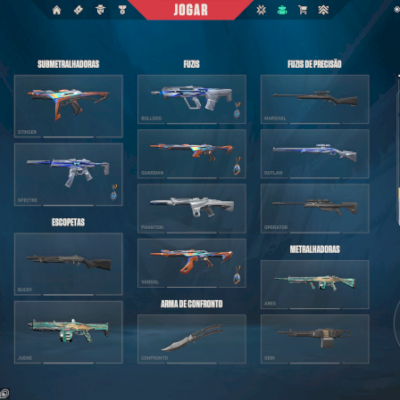 CONTA VALORANT (OURO 1 + SKINS E PASSE)