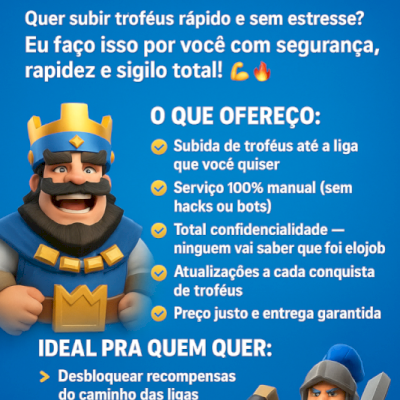 Subo troféus no Clash Royale! Pratico e Rapido!