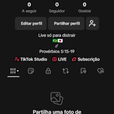 Conta de tik Tok sem nenhuma restrição