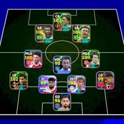 Efootball mobile contas