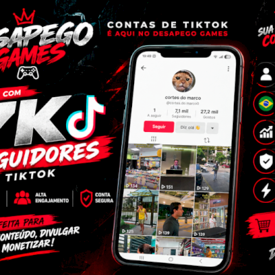 🔥 **CONTA TIKTOK 7k+ SEGUIDORES | PERFIL ATIVO E BEM ENGAJADO 🚀*