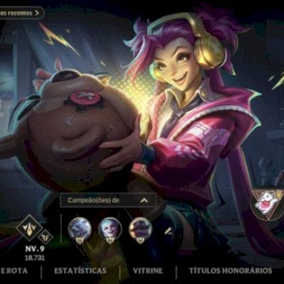 Conta Wild rift com LOl PC tambem recheada de skins boas e campeões