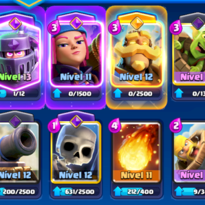 CONTA CLAHS COM 11 evo + 7000 trofeus + caveleiro heroi