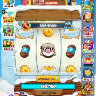 Conta com 60mil giros