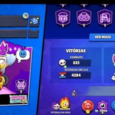 CONTA BRAWL STARS | FULL BRAWLERS (105/105) | 46.6K TROFÉUS