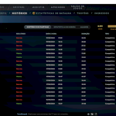 CONTA 8300 MMR COM ARCANAS E 20 DOUBLES.