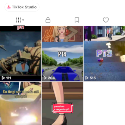 Conta do tiktok