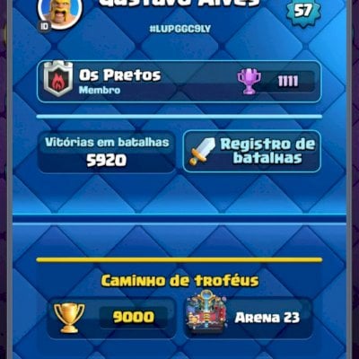 CONTA CLASH ROYALE ARENA LENDÁRIA - Nunca foi gemada!