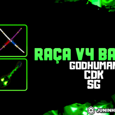 CONTA BLOX FRUITS COM RAÇA V4 FULL E CDK BARATA