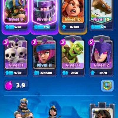 Conta Clash Royale arena 19 , 7300 troféus,evolução do mega e do caçador