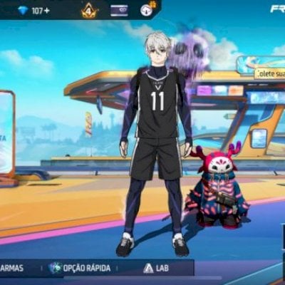 Conta de FF com muitos itens