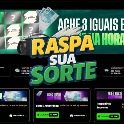 SaaS Site de Raspadinha Completo