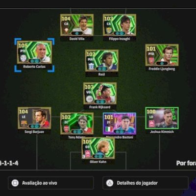 Conta top com Roberto Carlos épico.