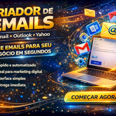 Gerador De Gmail, Hotmail, Yahoo Etc! - Entrega Automática