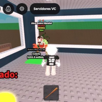 Conta Roblox, robux gasto e brainrots raros