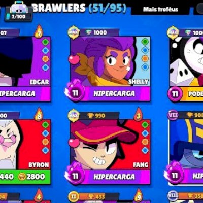 conta bralwstars gemada com 2 passes de batalha, valor da conta e negociável!