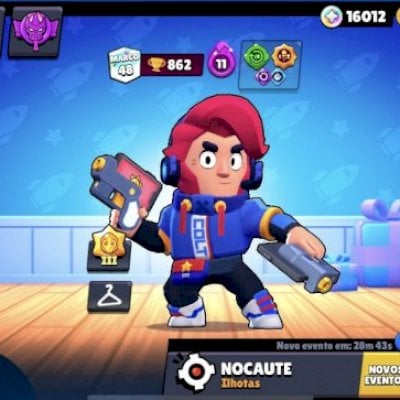 CONTA RARÍSSIMA DE BRAWL STARS COM COLT DESAFIANTE/MIKE FLAMENGO/PRIMEIROS PASSE