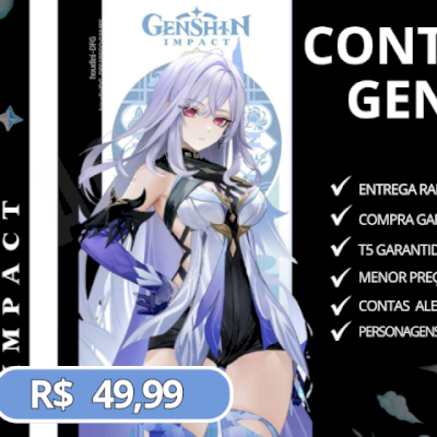 Contas Genshin Impact T5 Aleatorio | Lendario Garantido