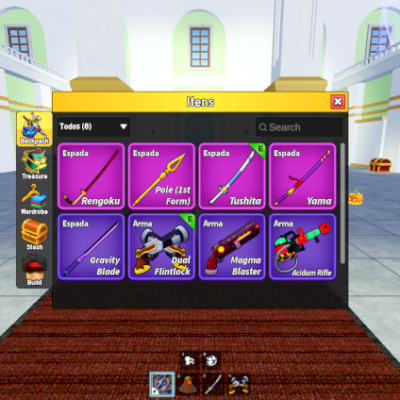 Conta Blox Fruits Varias Frutas + God Human + Level 2600