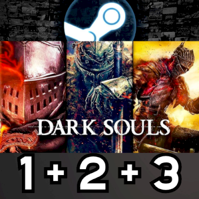 Conta Dark Souls (Franchise/Trilogy) 1 + 2 + 3 Pc Digital Steam Offline