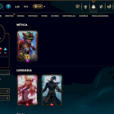 Bronze 3 com 70 Champs e 40 Skins ( Mais de 25 Jogos )