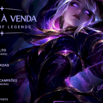 LEAGUE OF LEGENDS - WILD RIFT: CONTA A VENDA