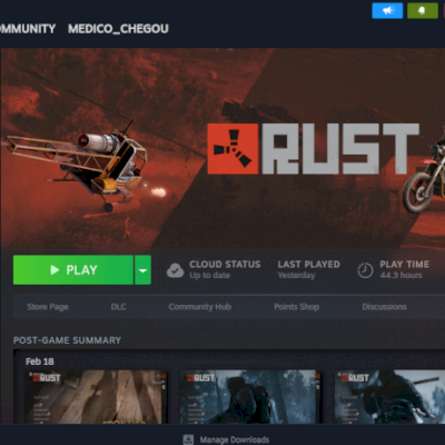 Conta steam rust