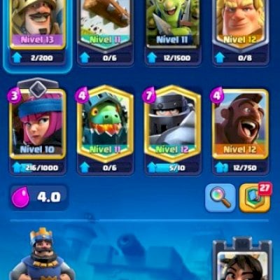 CONTA DE CLASH ROYALE MUITO BRABA