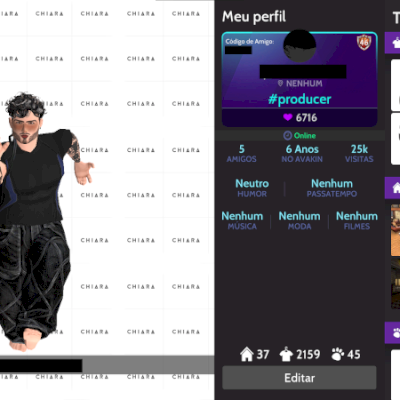 Avakin Life LVL 46 MUITO RARA!!!!!!