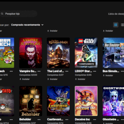 conta epic 50+ jogos e fortnite +pass e skins