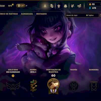 CONTA LOL 100% SEGURA | FULL ACESSO | 58 SKINS | 119 CAMPEÕES (CONTA 2012)