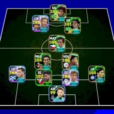 Conta Efootball! 3180 de Força Coletiva + Craques 106/104/103