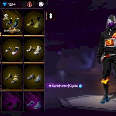 FREE FIRE LEVEL 55 NAO MUITO GEMADA