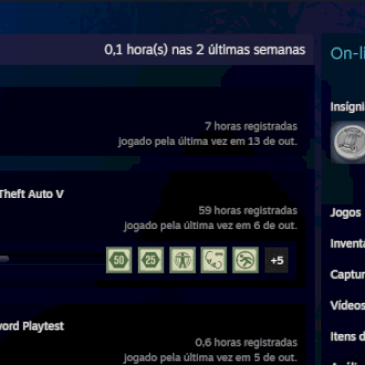 Vendo minha conta da steam