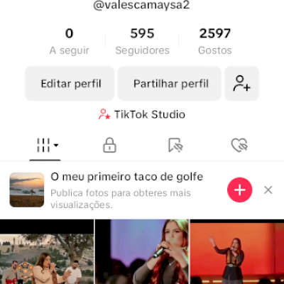 Conta do tik Tok