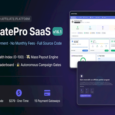 AffiliatePro SaaS: Sistema de Marketing Multinível SOURCEPHP